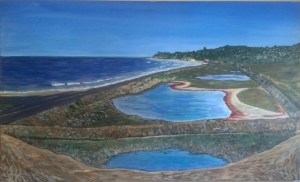 Plein Aire Acrylic  60"x42" 2013